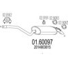 MTS 01.60097 End Silencer